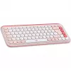 Logitech POP Icon Combo - Tastatūras un peles komplekts - Bezvadu - Bluetooth LE - QWERTY - US International - rozā, baltā (920-013142)