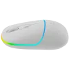 Canyon MW-22 CNS-CMSW22SW pele – 2-in-1 Bluetooth/2,4 GHz – optiska – 800/1200/1600 DPI – 4 pogas – RGB apgaismojums – uzlādējama – sniegbalta