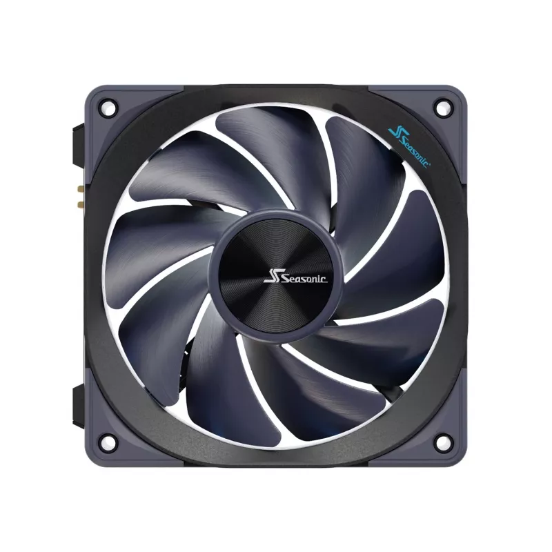 Seasonic MagFlow 1-Fan Kit datora korpusa ventilators 12 cm Melns 1 gab.