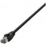 LogiLink CQ8073S RJ45 tīkla kabelis, savienojuma kabelis CAT 8.1 S/FTP 5.00 m melns, bez halogēna 1 gab.