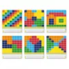 Izglītojoša mozaīkas rotaļlieta QUERCETTI Mosaici Pallino Coding Travel Version 1006 — pārnēsājams dēlīšu komplekts kodēšanai