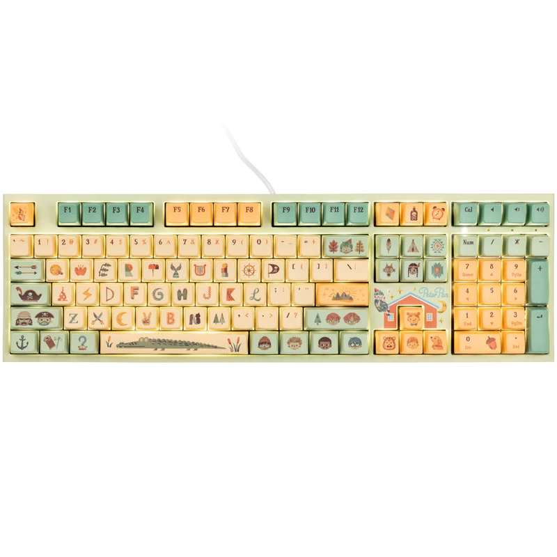 Mehāniskā spēļu tastatūra Ducky One 2 Pro Varmilo V2 Iris — US izkārtojums