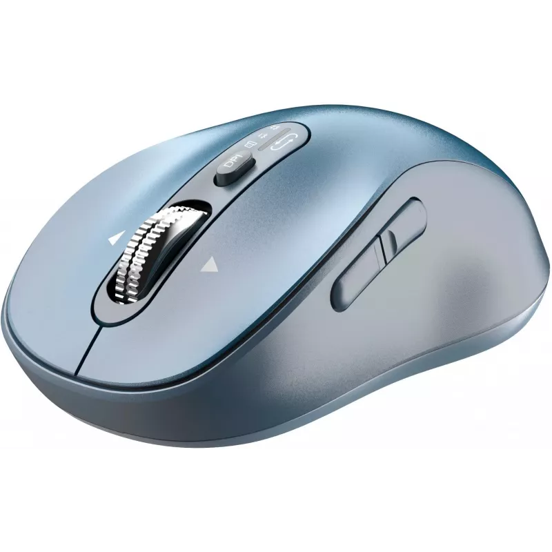 Bezvadu pele YENKEE YMS2010BE divu režīmu ergonomiska, 2,4 GHz USB uztvērējs + Bluetooth 5.1, 4 līmeņu DPI 1000–3200, 6 pogas