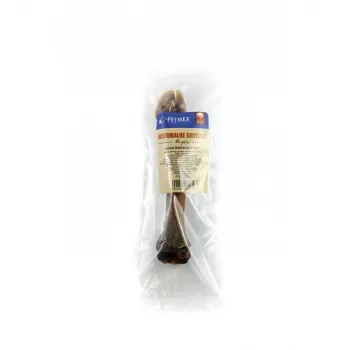 Suņu košļājamā PETMEX Jēra kāja – dabīgs brieža gaļas kārums 100 g, viens našķis pieaugušiem suņiem, piemērots visām šķirnēm