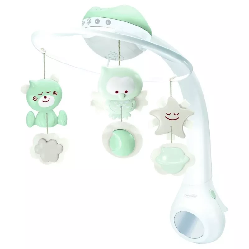 Muzikālā rotaļlieta B-kids Musix Box 3in1 Zaļa — 3-in-1 interaktīva mazuļu mūzikas kastīte ar gaismām un pogām