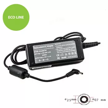 Strāvas adapteris Extra Digital AS40F2507 40W, iekštelpām, melns