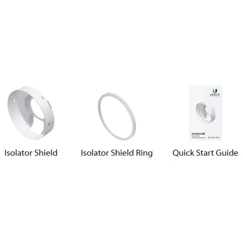 Ubiquiti IsoBeam, RF izolācijas vairogs NanoBeam NBE-M5-16 un NBE-5AC-16