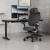 Spēļu krēsls thunder x3 FLEX Pro Fabric pelēka — ergonomisks grozāmais sēdeklis, regulējami roku balsti un atgāšanās