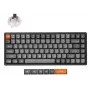 Keychron K2 Max tastatūra, universāla, RF bezvadu, QWERTY, angļu, melna/pelēka, 75% mehāniskā