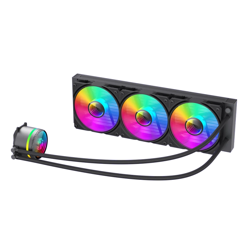 Gamemax | CPU Liquid cooler | ICEBURG 360 INFINITY | Melns