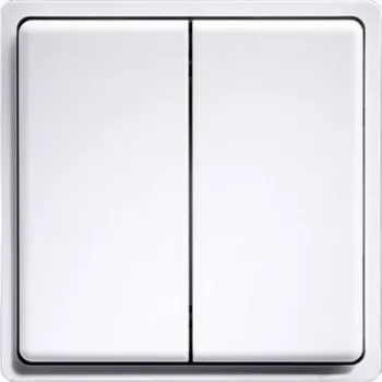 Bezvadu mini spiedpogu slēdzis Eltako FMT55/4-rw balts (MPN 30000262)