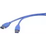 USB pagarinātāja kabelis Renkforce 1420709 – USB Type A vīriešu uz sieviešu, USB 3.0, 5V