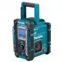 Pārnēsājamais radio Makita DMR301 — DAB/DAB+/FM/AM, USB-A, 18V Li‑Ion, ūdensizturīgs