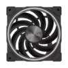 AKASA SOHO AR 120mm ARGB korpusa ventilators - melns