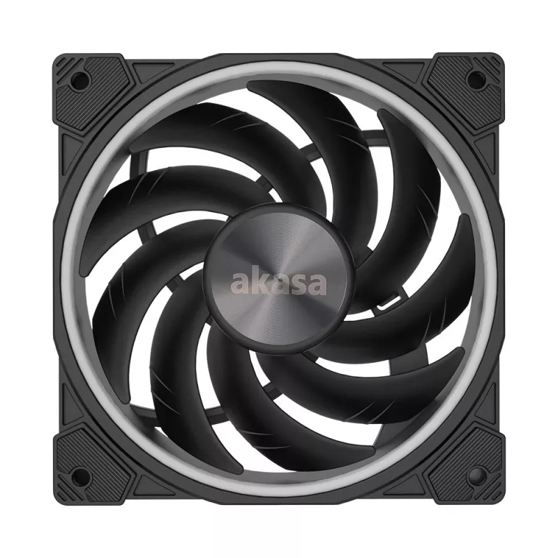 AKASA SOHO AR 120mm ARGB korpusa ventilators - melns