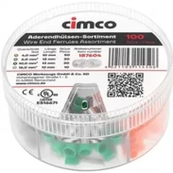 Cimco 187604 daļēji izolētu uzgaļu komplekts 1 komplekts (187604)