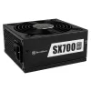 SilverStone SFX Series SX700-LPT - V1.1 - Barošanas bloks (iekšējais) - ATX12V 2.4/ EPS12V / SFX-L - 80 PLUS Platinum - AC 120/230 V - 700 Watt - aktīvs PFC - Melns