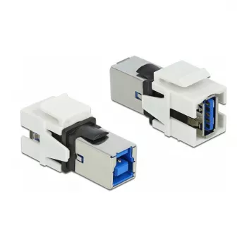 Keystone modulis DeLOCK 86394 Plakans Balts USB A