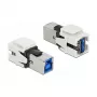 Keystone modulis DeLOCK 86394 Plakans Balts USB A