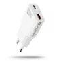 Universāls USB sienas lādētājs everActive SC-380Q Super plāns QC 3.0 — Quick Charge 3.0, kompakts dizains
