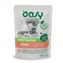 Oasy gabaliņi mērcē pieaugušiem sterilizētiem kaķiem, lasis, 85 g