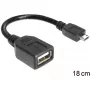 USB kabelis Micro-USB B USB A DeLOCK 83293 0,18 m