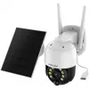 IP drošības kamera Foscam B4 Dome 4 MP (2560×1440), Wi‑Fi 2.4 GHz, IP65, Saules + Akumulators 5000 mAh, 355° panoramēšana, 90° sasvēršana