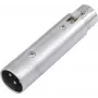 XLR adapteris Omnitronic 3-pin tēviņš uz 5-pin mātīte, modelis 30226575
