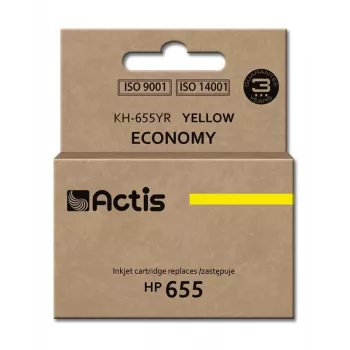 Actis KH-655YR tinte (aizstāj HP 655 CZ112AE; standarta; 12 ml; dzeltena)