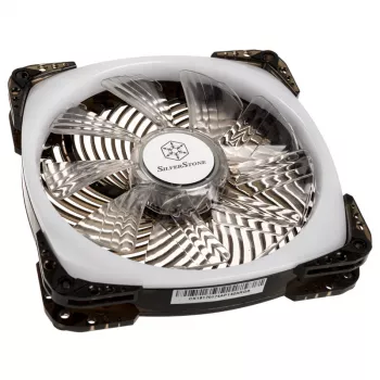 SilverStone SST-AP124-ARGB 120mm ARGB korpusa ventilators - Melns