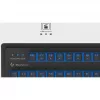 Vadu mehāniskā pilna izmēra tastatūra KeySonic KSK-8202ELU-T (DE) — USB, Vācu izkārtojums, Melna