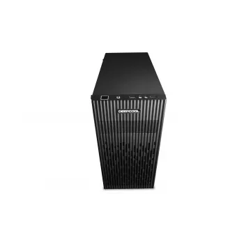 PC korpuss DeepCool Matrexx 30 Mini Tower — Micro ATX, rūdīts stikls, 3x3.5 collu / 2x2.5 collu sloti, GPU līdz 25 cm