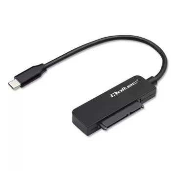 QOLTEC SATA adapteris 52269 2,5 collu diskam uz USB-C, atbalsta līdz 2TB