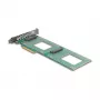 DeLOCK 90151 iekšējais U.2 adapteris PCIe ar LED indikatoriem