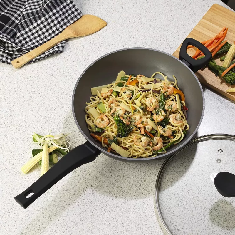 Wok Russell Hobbs RH01709EU 28 cm Pearlised, nepiedegoša cepamā panna