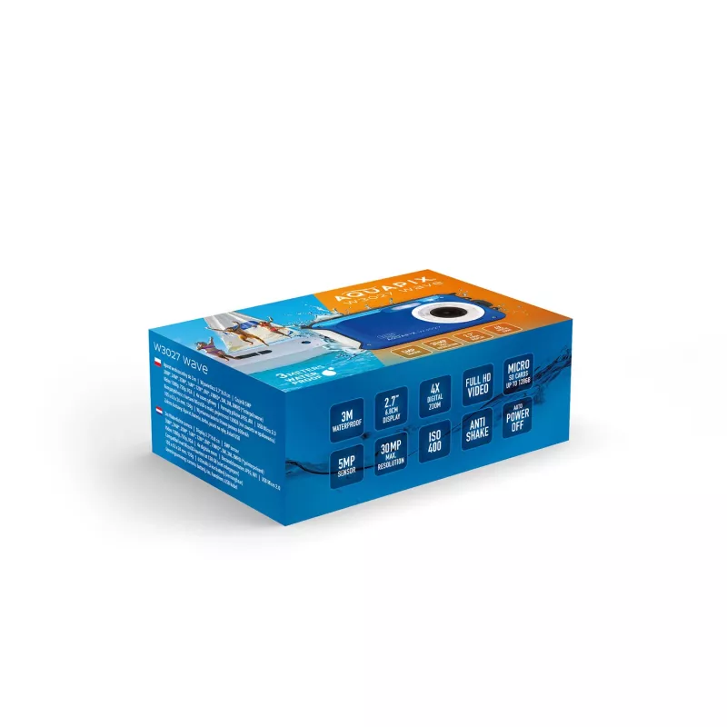 Kompakta kamera Easypix W3027 Wave 5 MP 1280 x 720 pikseļi zila