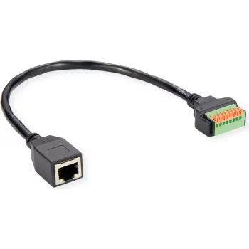 ROLINE kabeļa adapteris RJ45 BU - Push-Terminal Block - Adapteris - Tīkla (12.02.1172)