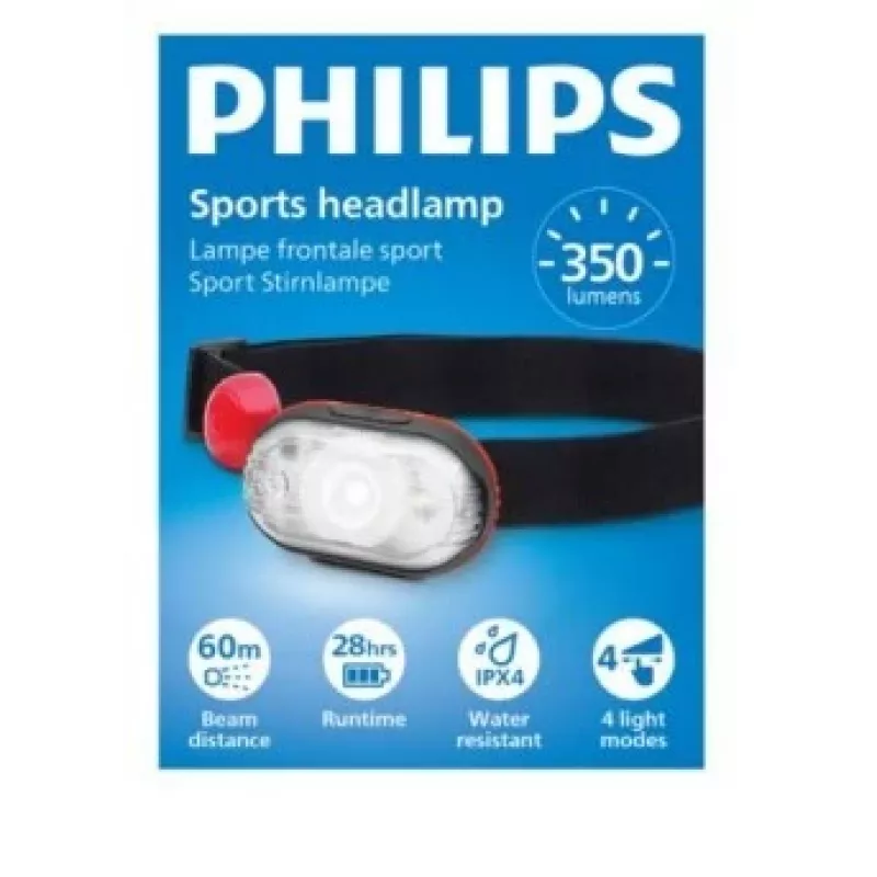 Philips Headlight LED priekšējais lukturis 350 lm 3x AAA