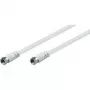 Wentronic Goobay SAT savienojuma kabelis, balts, 2,5 m - F-spraudnis F-spraudnis (11724)