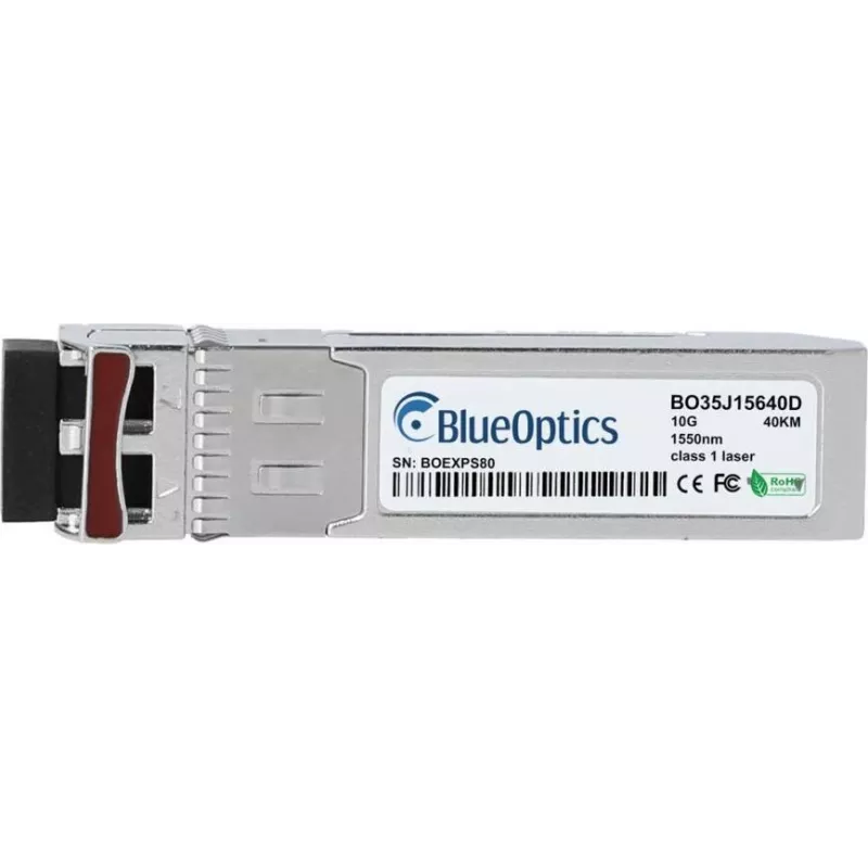 SFP+ raidītājs BlueOptics A1PP-BO — 10GBASE-ER, LC-Duplex, vienmoda, 1550nm, 40 km, DDM