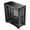 PC Case MODECOM VOLCANO EXPANSE S MIDI Melns — rūdīts stikls, USB-C, atbalsta micro ATX, GPU līdz 430 mm