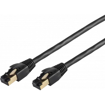 shiverpeaks BS08-41155 tīkla kabelis melns 1,5 m Cat8 F/FTP (FFTP)