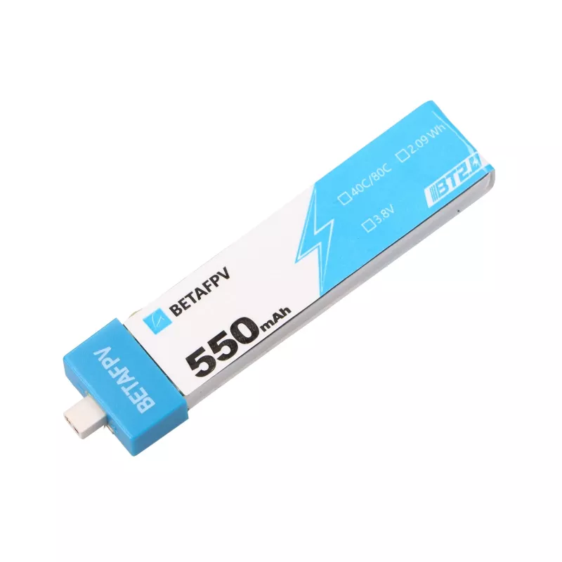 BetaFPV BT2.0 1S dronu akumulatoru komplekts 4 gab., 550mAh, 3.8V