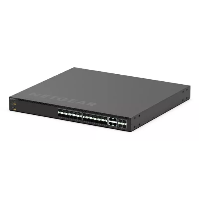 NETGEAR MSM4328F Pārvaldāms L3 10G Ethernet (100/1000/10000) 1U Melns