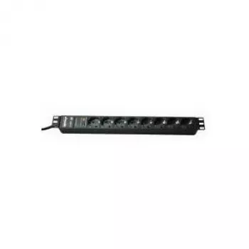 Barošanas pagarinātājs Bachmann 19'' 2m 8x Schuko H05VV-F 3G 1.50mm²