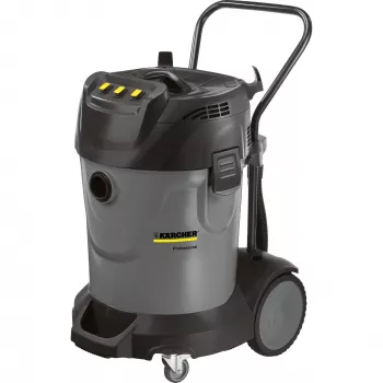 Mitrā un sausā putekļsūcēja Karcher NT 70/3 — 70 L, 3600 W, 25.4 kPa vakuuma spiediens, 222 l/s gaisa plūsma