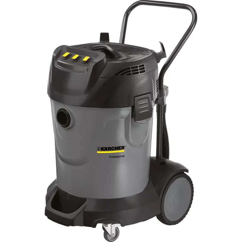 Mitrā un sausā putekļsūcēja Karcher NT 70/3 — 70 L, 3600 W, 25.4 kPa vakuuma spiediens, 222 l/s gaisa plūsma