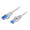 tīkla kabelis LANBERG Cat6a S/FTP PCF6A-10CC-0300-S RJ-45 3 m pelēka, LSZH, 500 MHz, CCA, Ø6 mm