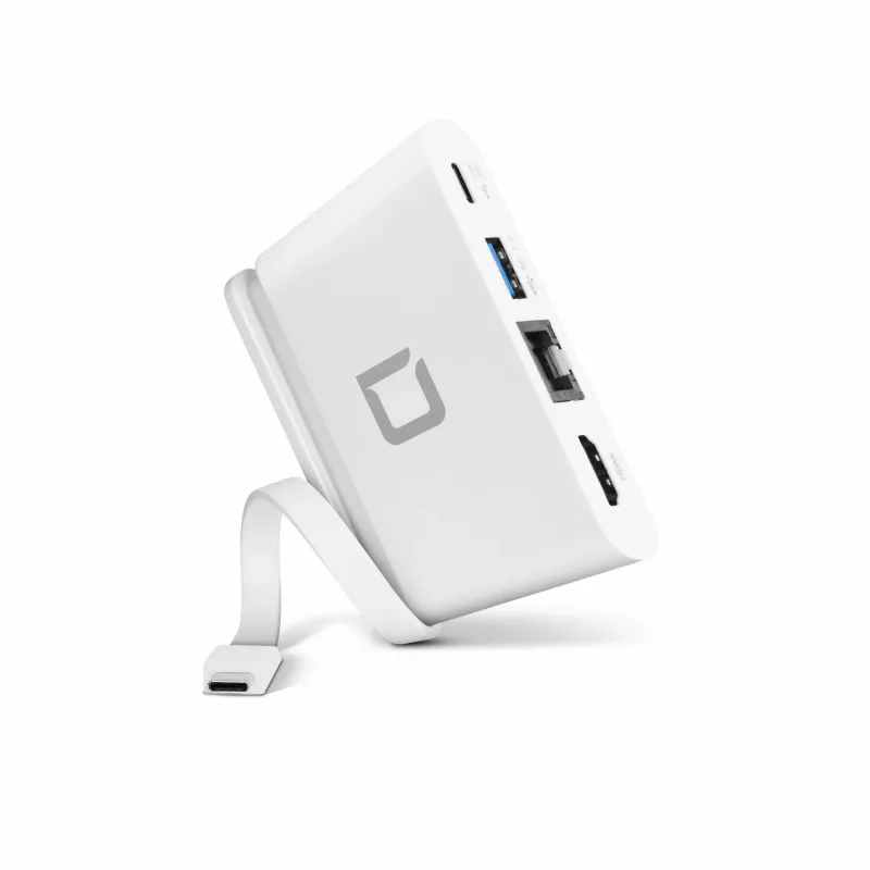 DICOTA USB-C Portable Docking 4-in-1 ar HDMI - dokstacija - USB-C - HDMI (D31730)
