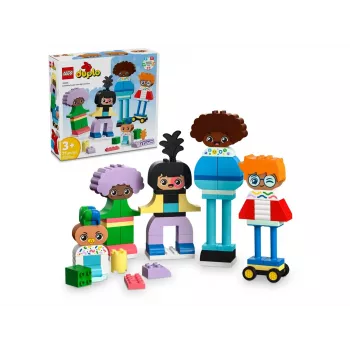 Konstruktors LEGO DUPLO 10423 uzbūvējamu cilvēku komplekts, 71 gab., vecumam no 3 gadiem, figūras augstums 260 mm